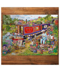 Gibsons - Canal Boat Blooms 1000-piece puzzle