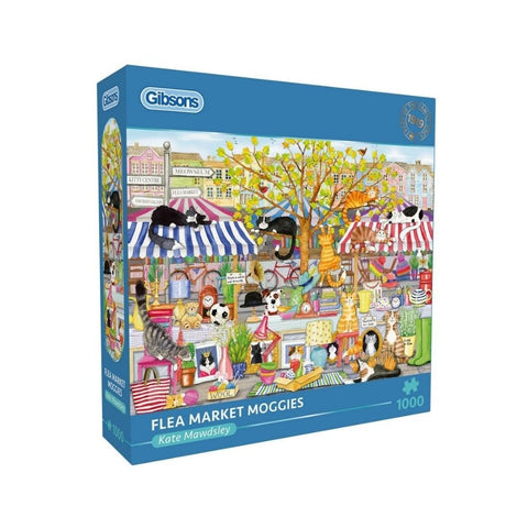 Gibsons - Flea Market Moggies 1000-piece puzzle