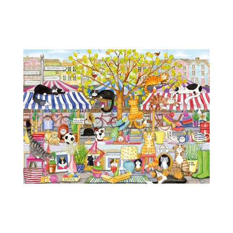 Gibsons - Flea Market Moggies 1000-piece puzzle