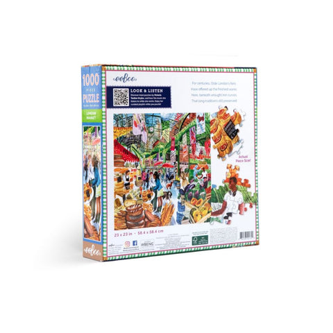 eeBoo – London Market 1000 Pc Puzzle 