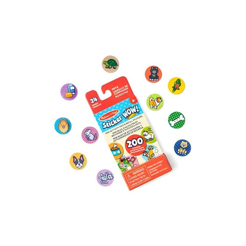 Melissa & Doug - Sticker WOW! Refill Stickers - Pets