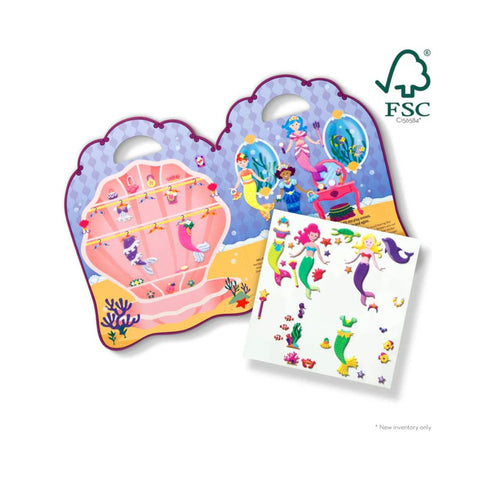Melissa & Doug - Reusable Puffy Sticker Play Set - Mermaid