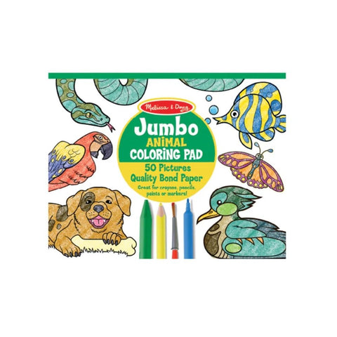 Jumbo Multi - Animal Colouring Pad 
