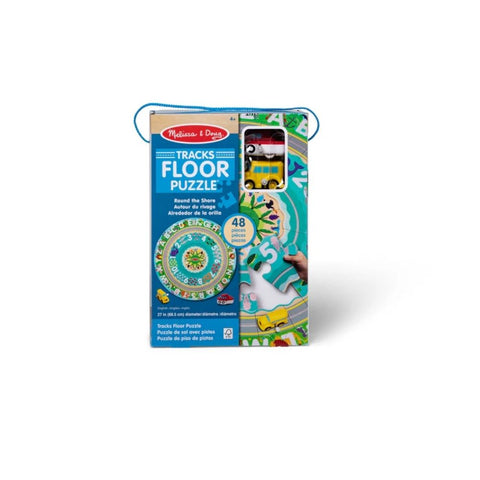Melissa & Doug - Round the Shore Tracks Floor Puzzle