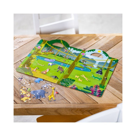 Reusable Puffy Sticker Play Set - Safari