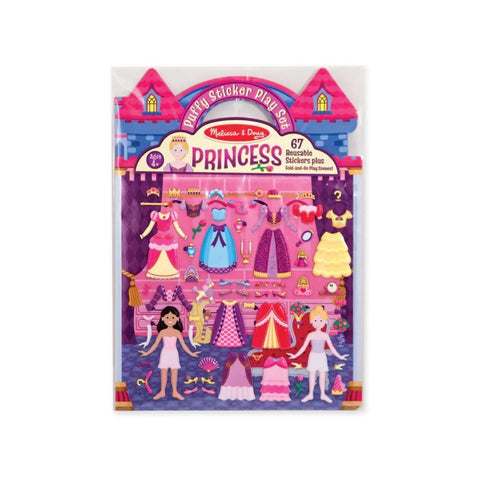 Melissa & Doug - Reusable Puffy Sticker Play Set - Princess