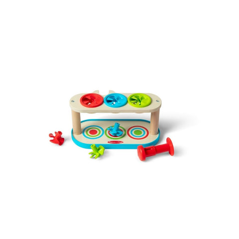 Melissa & Doug - Match & Push Spinning Tops