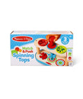 Melissa & Doug - Match & Push Spinning Tops