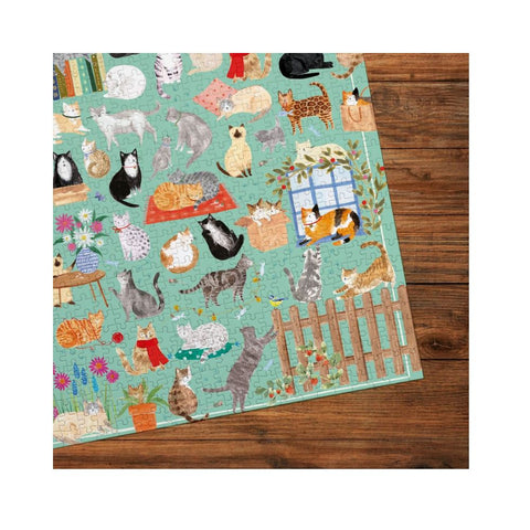 Gibsons - The Art File: It's a Cat's Life 1000 piece puzzle