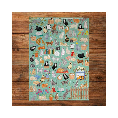 Gibsons - The Art File: It's a Cat's Life 1000 piece puzzle