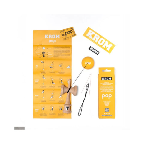 Krom - Pop Gold Rubber Kendama1
