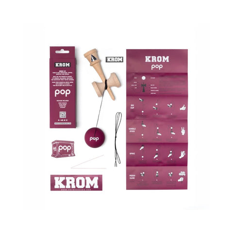 Krom - Pop Plum Rubber Kendama2