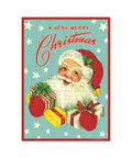 Cavallini Puzzle Greeting Card 60 Pc - Santa