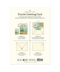 Cavallini Puzzle Greeting Card 60 Pc - Champagne