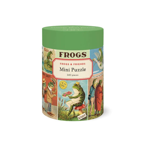 Cavallini - 240 pc Mini Puzzle Frogs & Friends