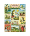 Cavallini - 240 pc Mini Puzzle Frogs & Friends