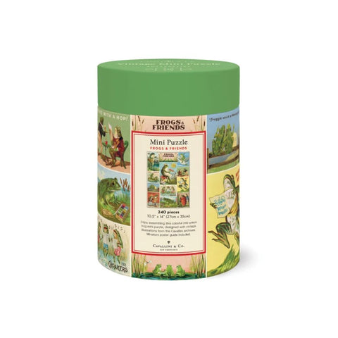 Cavallini - 240 pc Mini Puzzle Frogs & Friends
