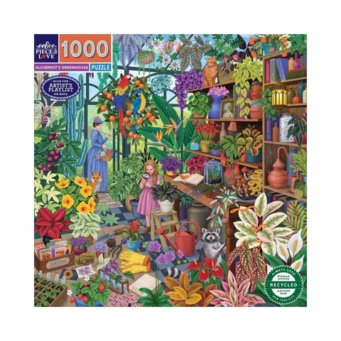 eeBoo – Alchemist Greenhouse 1000 Pc Puzzle