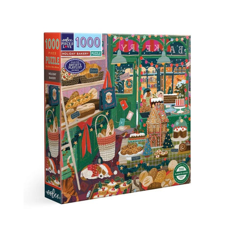 eeBoo 1000 Pc Puzzle – Holiday Bakery