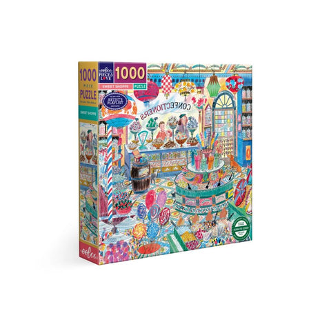 eeBoo 1000 Pc Puzzle - Sweet Shoppe