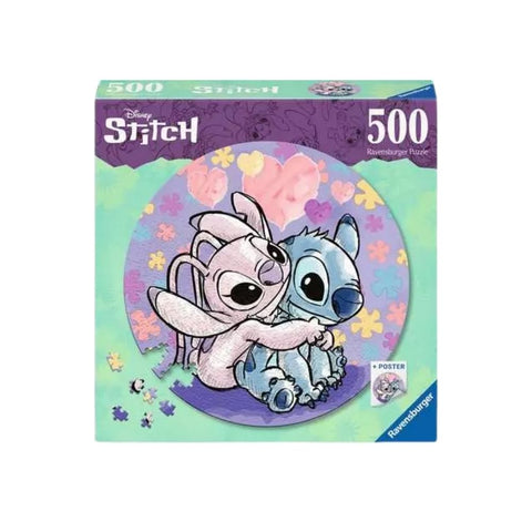 Ravensburger - Disney Stitch Round 500 piece puzzle