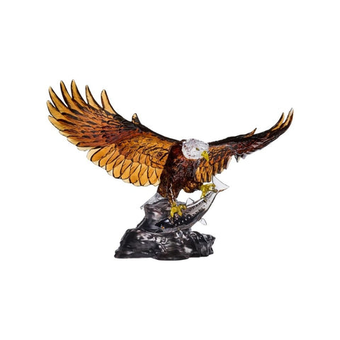 Crystal Puzzle 3D Brown Eagle 63 pieces