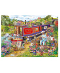 Gibsons - Canal Boat Blooms 500XL piece puzzle