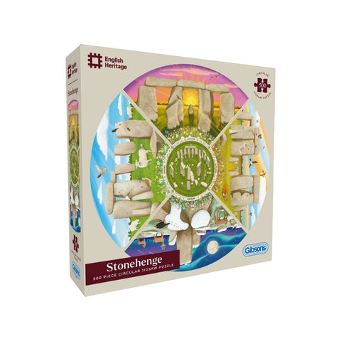Gibsons - Engligh Heritage: Stonehenge 500 piece circular puzzle
