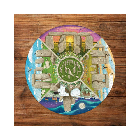 Gibsons - Engligh Heritage: Stonehenge 500 piece circular puzzle