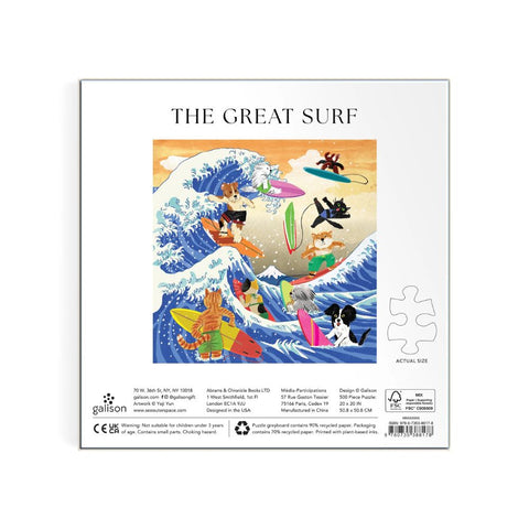 Galison - The Great Surf 500pc puzzle