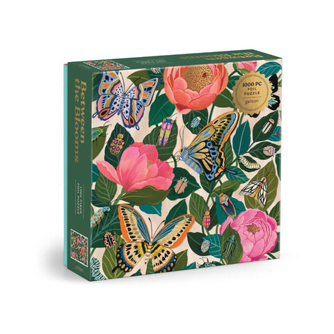 Galison - Between the Blooms Foil - 1000pc puzzle