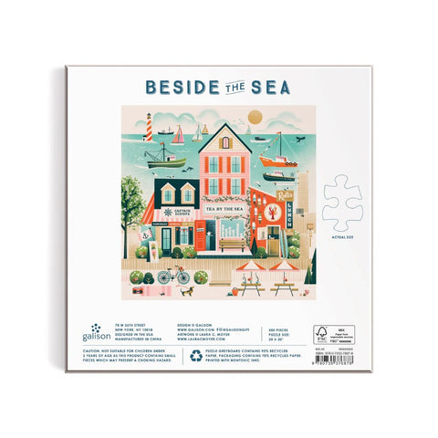Galison - Beside the Sea Puzzle 500pc puzzle