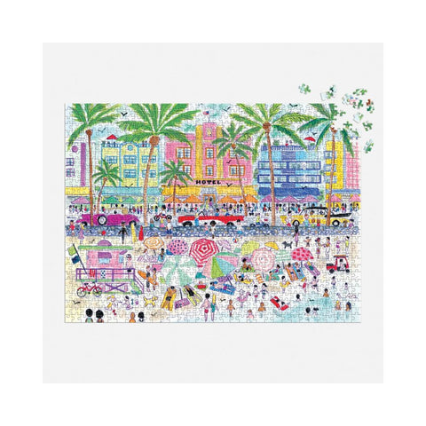 Galison - Storrings South Beach Miami 1000pc puzzle