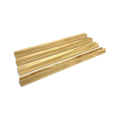 Mahjong Racks Pinewood -Set of 4