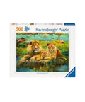 Lions in the Savannah 500-piece puzzle