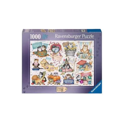 Ravensburger - Crazy Cats...A Cat's Year 1000-piece puzzle