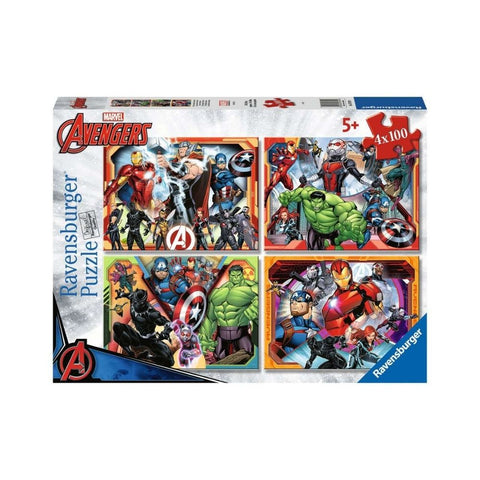 Ravensburger - Marvel Avengers 4x100 piece puzzles