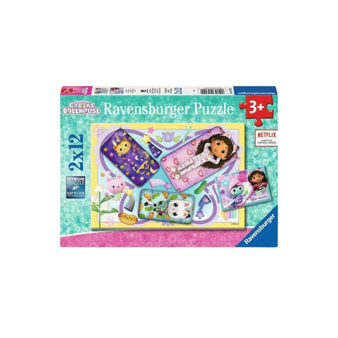   Gabby's Dollhouse, Magical Sleepover 2x12 piece-puzzles