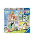 Ravensburger - Bluey & Family 4-in-a-Box, My First Puzzle