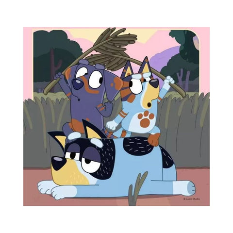 Bluey's Adventures! 3x49pc puzzles