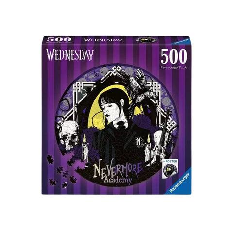  Wednesday Nevermore Academy 500-piece puzzle