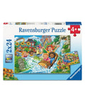Ravensburger - Amusement Park 2x24pc puzzles