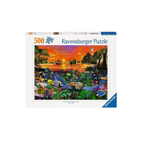 Turtle in the Reef, 500 -piece puzzle
