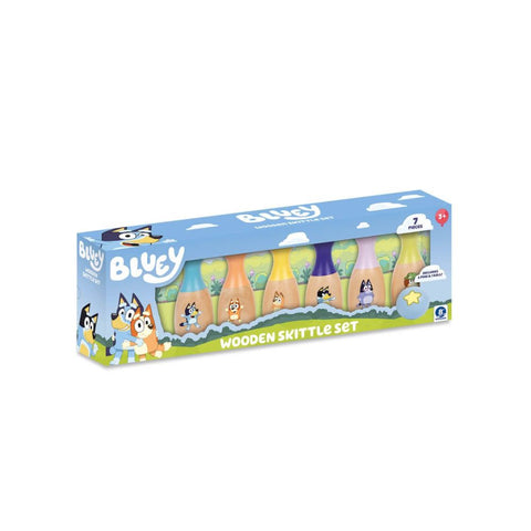 Bluey Wooden Skittle Set