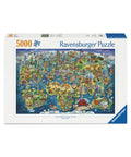Ravensburger - Illustrated World Map 5000pc