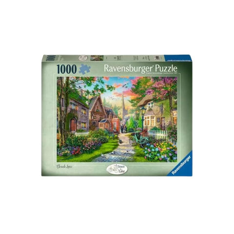 Down the Lane No 4 - Church Lane, 1000 piece puzzle