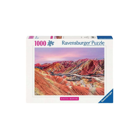 Rainbow Mountains China 1000 piece puzzle