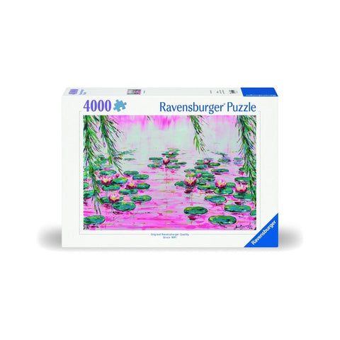 Pink Water Lillies 4000pc puzzle