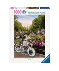 Bicycle and Flowers in Amsterdam 1000-piece puzzle