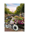 Bicycle and Flowers in Amsterdam 1000-piece puzzle